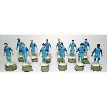 Subbuteo Andrew Table Soccer Panionios 2007-08 away kit only 12 players no bases no box